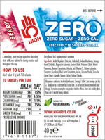 HIGH5 ZERO Hydration Electrolyte Sports Drink Dissolvable Tablets - 10 Tablets Per Tube - 4 x Tubes