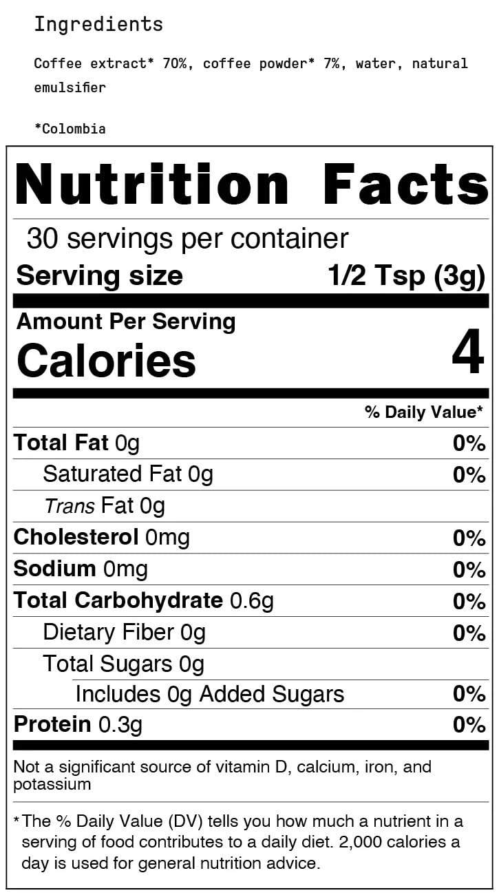 No Normal Dark Roast Instant Coffee Paste