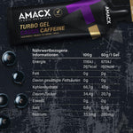 Amacx Turbo Energy Running Gels - 3 x 60ml