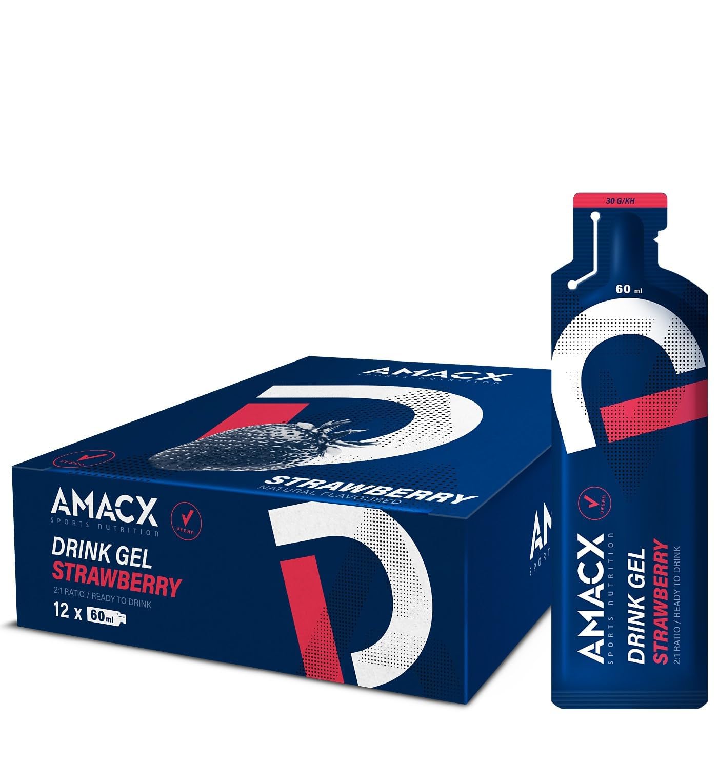 Amacx Energy Running Gels - 4 x 60ml