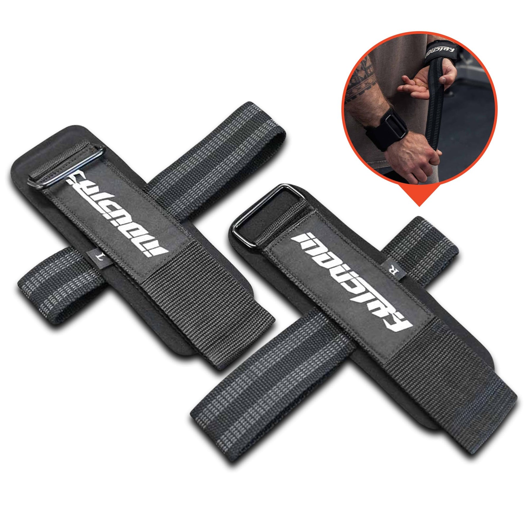 Industry Professional No-Slip Weightlifting Wrist Straps