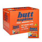 Butt Napkins - Water-Based Flushable Wipes, Individually Wrapped