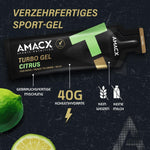 AMACX Turbo Energy Gels - 12 x 60ml