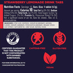 GU Energy Hydration Electrolyte Drink Tablets (Strawberry Lemonade, 4-Count)