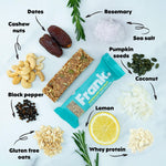 Frank Savoury High Protein Bars - 3 x 50g Taster Pack