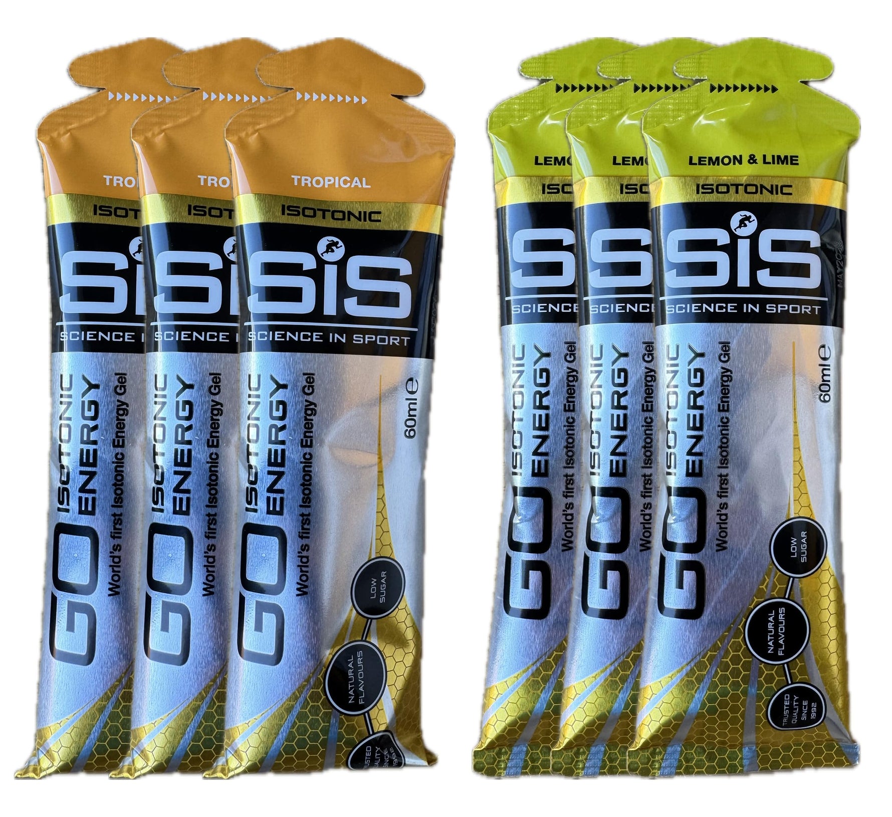 SIS GO Isotonic Energy Gels 60ml Sachets