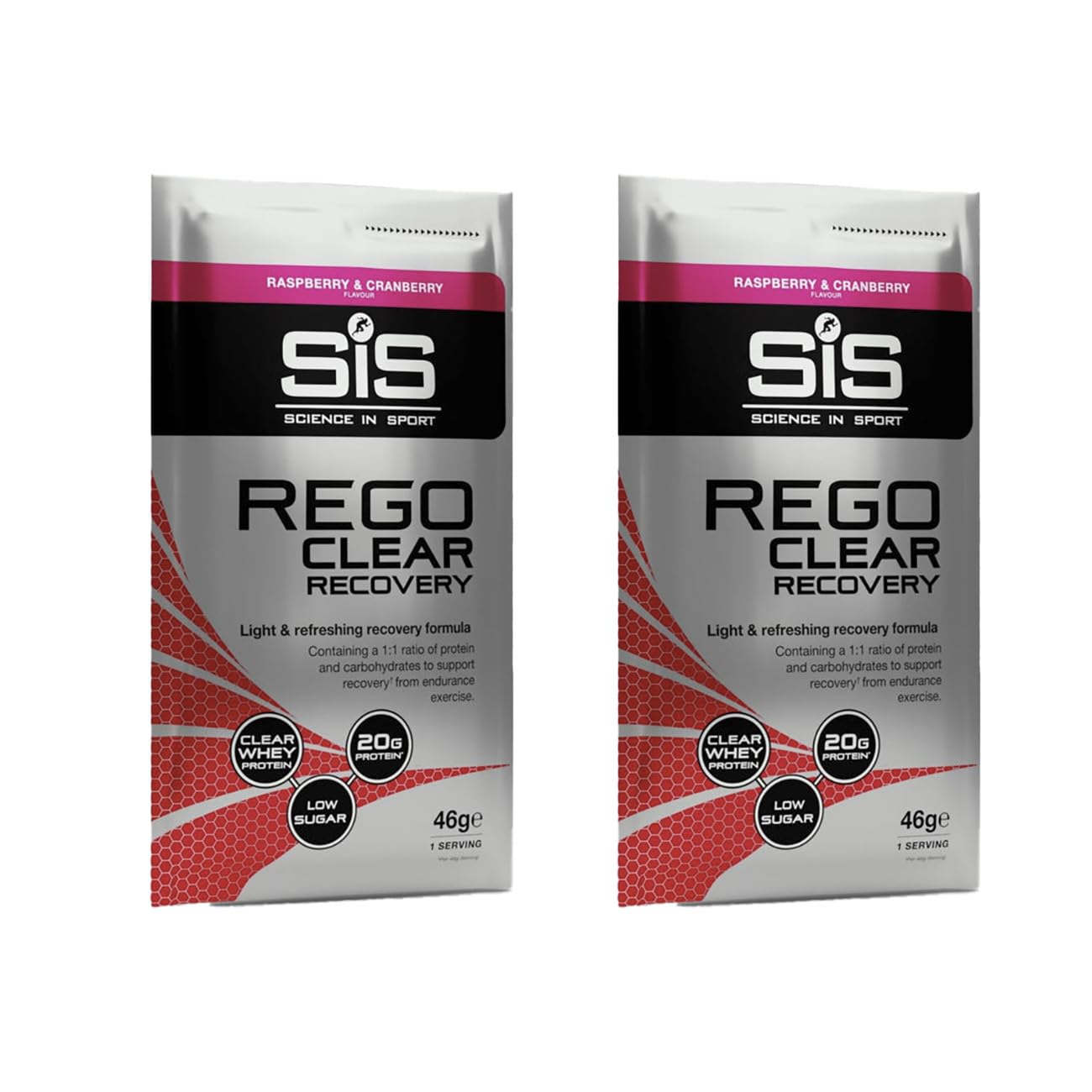 SIS REGO Clear Recovery - Clear Whey Protein Shake Powder - 46g Single Serving Sachets