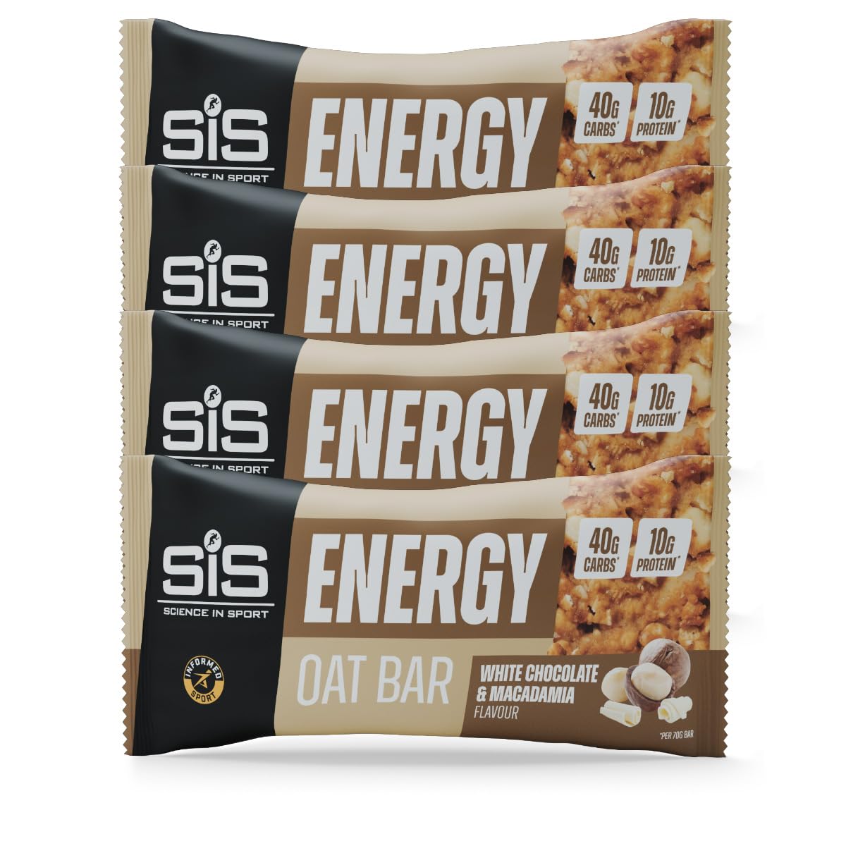 SiS Energy Oat Bar - Pack of 4 x 70g Bars