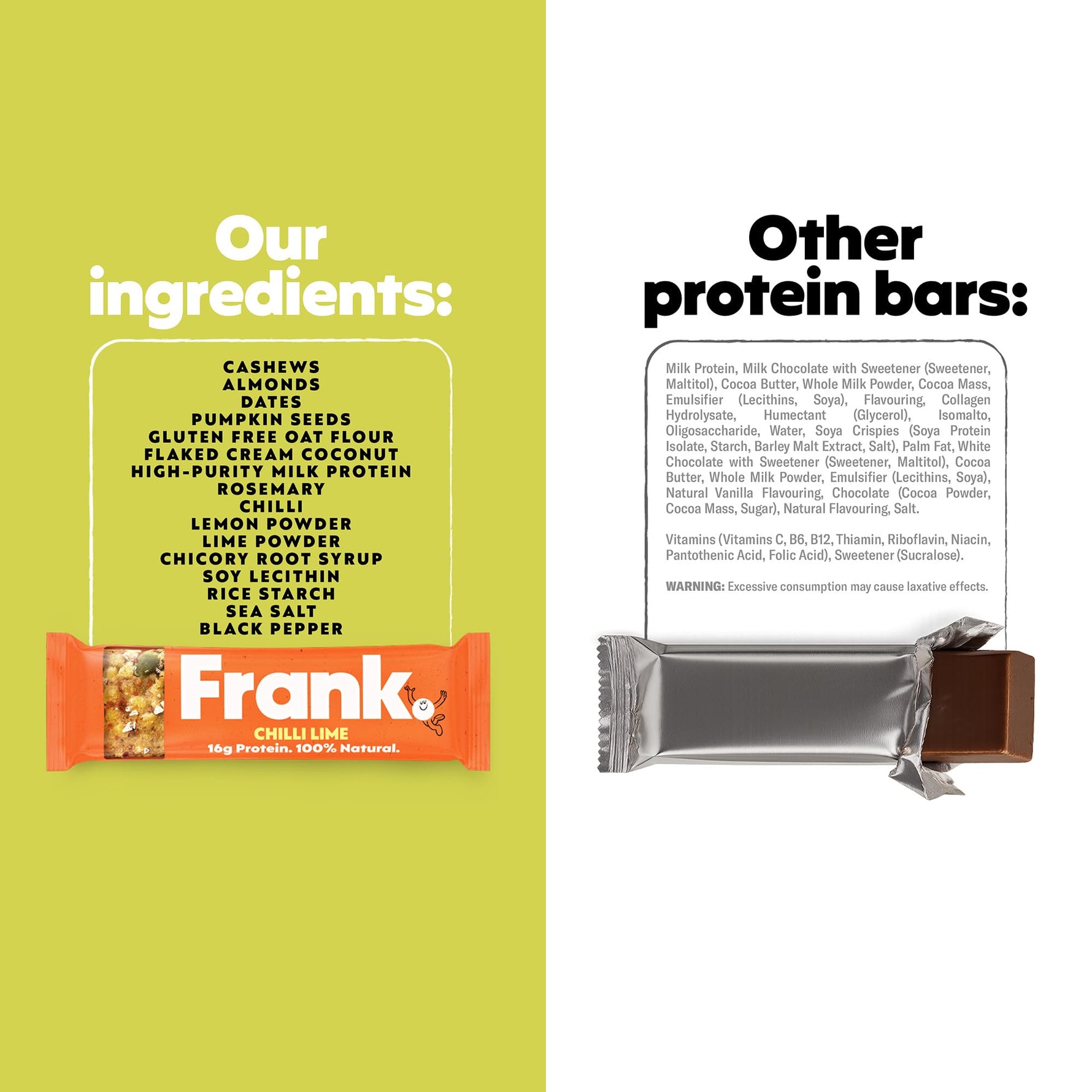 Frank Savoury High Protein Bars - 4 x 50g Pack