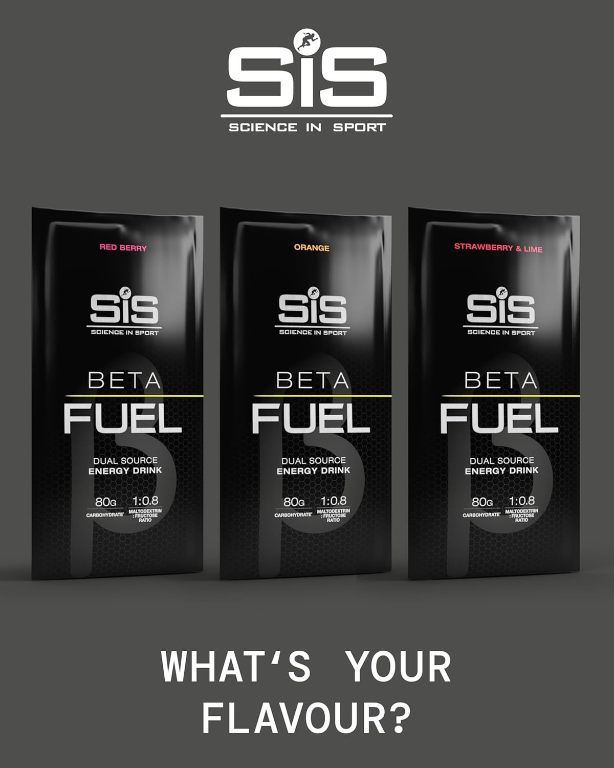Science in Sport Beta Fuel 80 Dual Source Energy Drink Powder, 80g