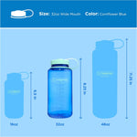 Nalgene COLOUR BLOCK Wide Mouth Water Bottle - 1L / 32oz