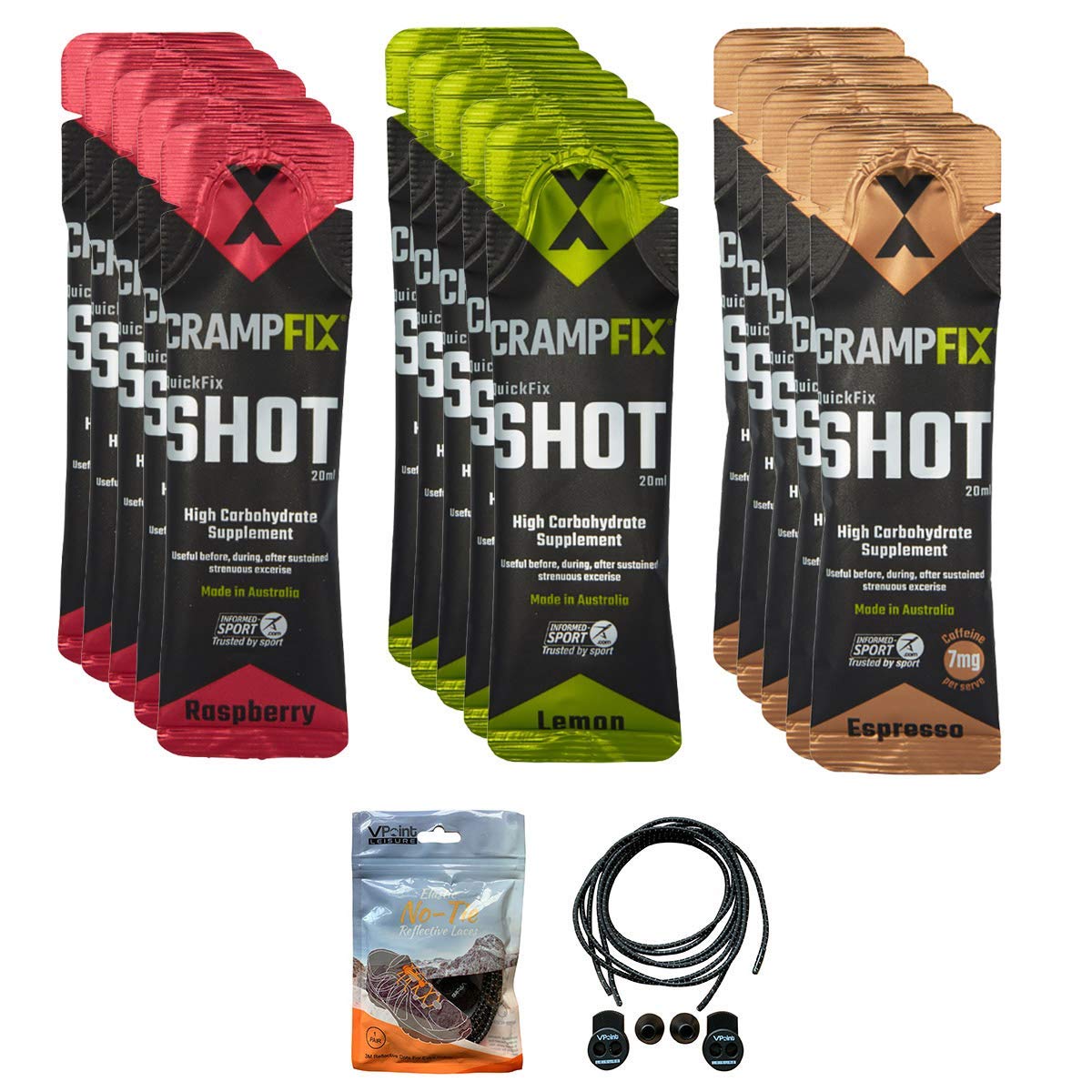 Crampfix QuickFix Shot Sachets - 15 x 20ml Packets
