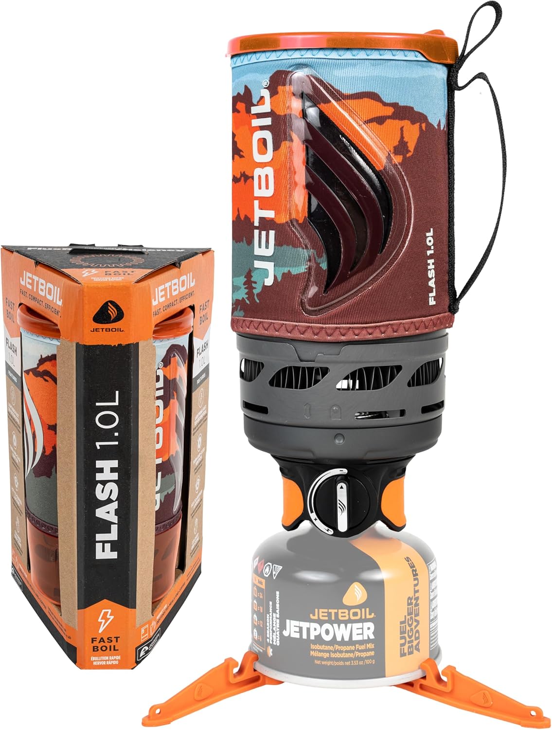 Jetboil Flash Portable Stove 1L(Gas Canister Not Included)