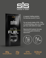 Science in Sport Beta Fuel 80 Dual Source Energy Drink Powder, 80g