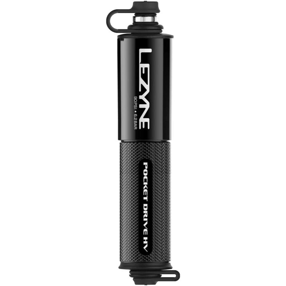 Lezyne Pocket Drive HV CNC Mini Pump Black Gloss 2021 Bicycle Pump