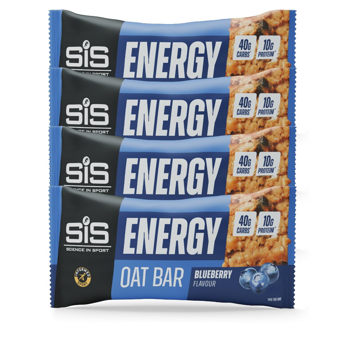 SiS Energy Oat Bar - Pack of 4 x 70g Bars
