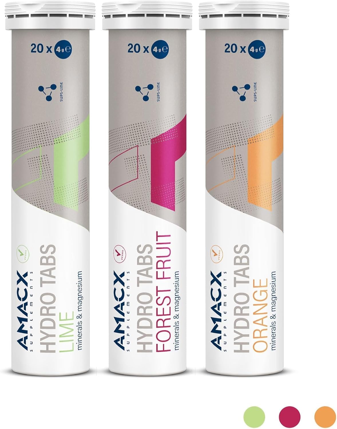 AMACX Hydro Tabs - 3 Tubes of 20