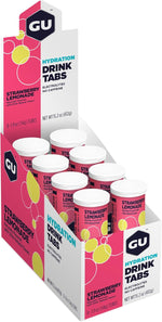 GU Energy Hydration Electrolyte Drink Tablets (Strawberry Lemonade, 4-Count)