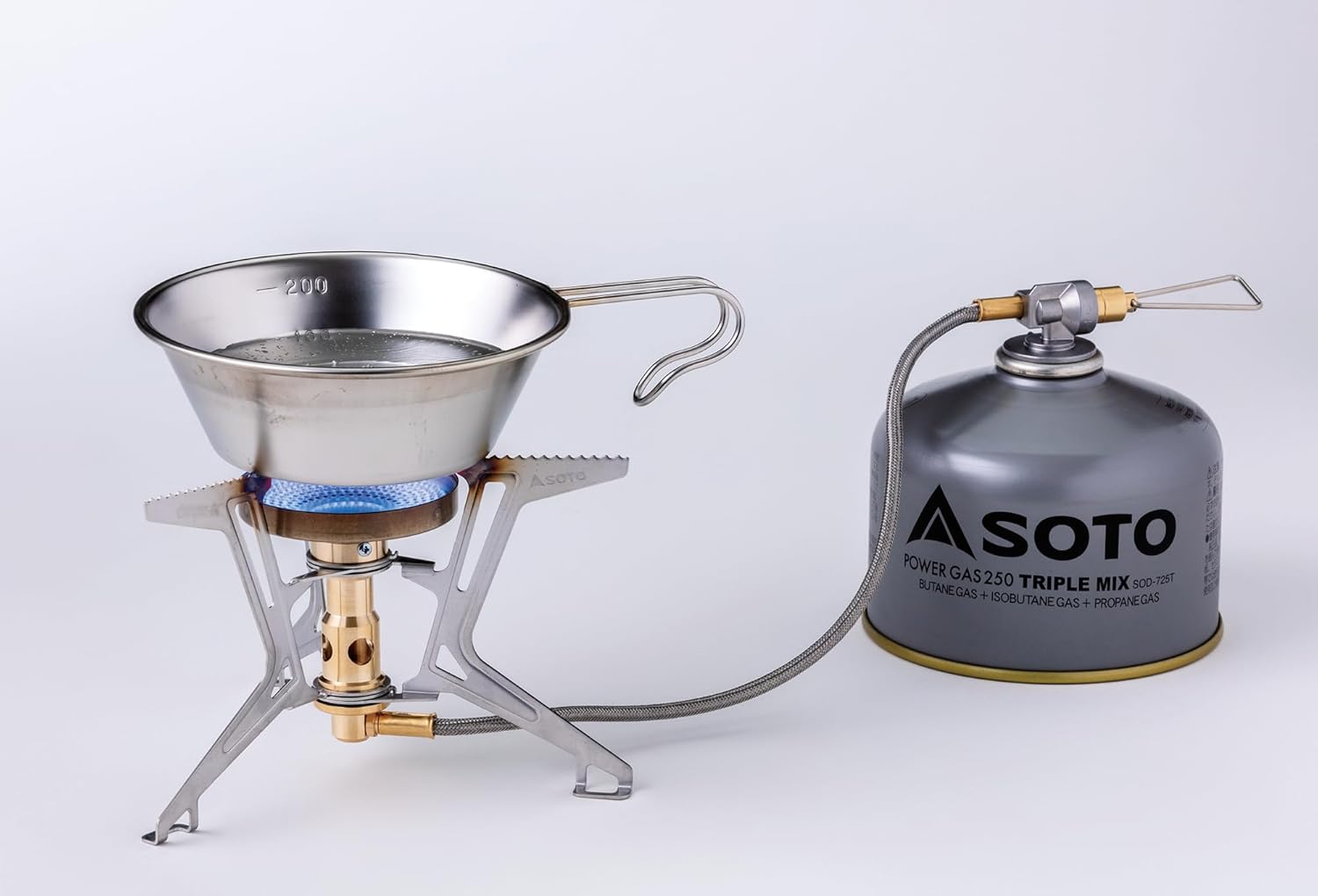 SOTO Fusion Trek with Micro Regulator ONE SIZE SILVER