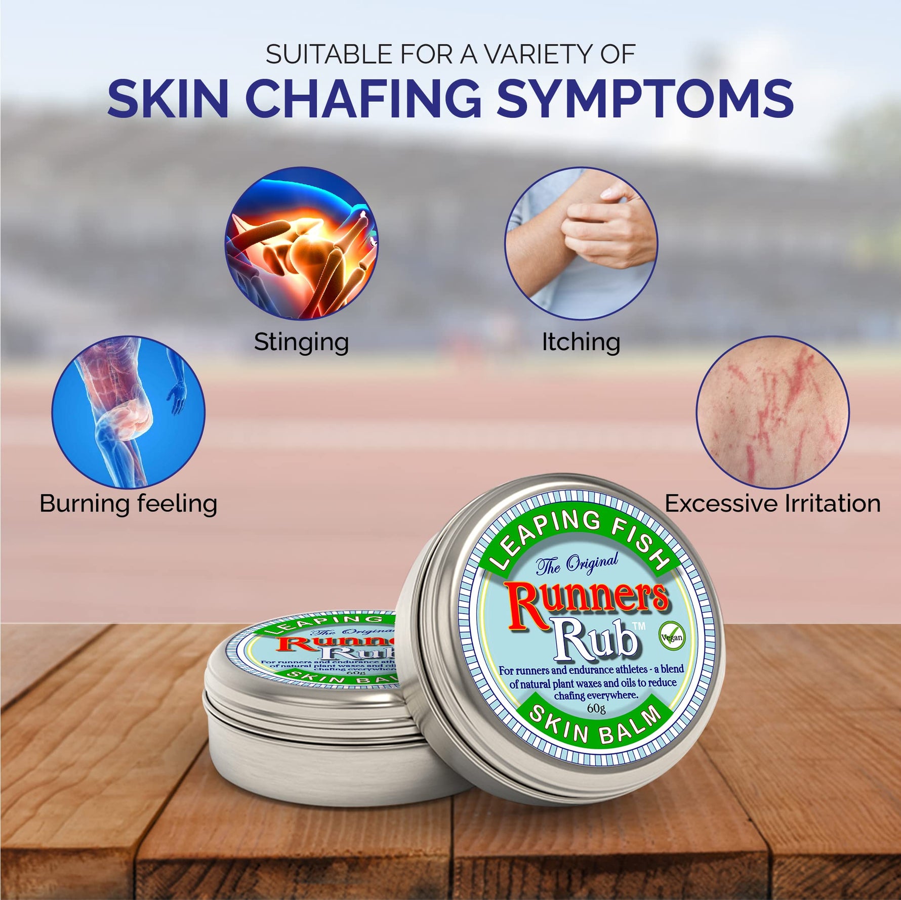 Leaping Fish Runners Rub 60g Tin