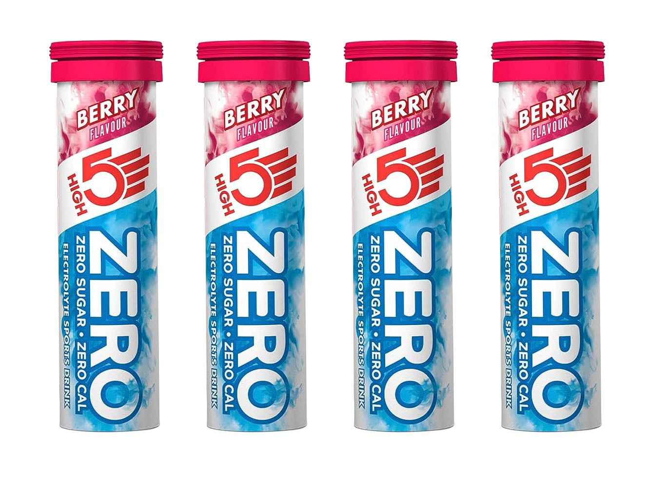 HIGH5 ZERO Hydration Electrolyte Sports Drink Dissolvable Tablets - 10 Tablets Per Tube - 4 x Tubes