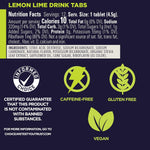 GU Energy Hydration Electrolyte Drink Tablets, (Lemon Lime, 4-Count)