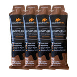 Mountain Fuel Sports Jelly Hydrogel Energy Gel Pouch - 20g of Carbs & Electrolytes - Mineral-Rich Hydration Boost - Vegan, Gluten-Free Performance Fuel - 4 Pack