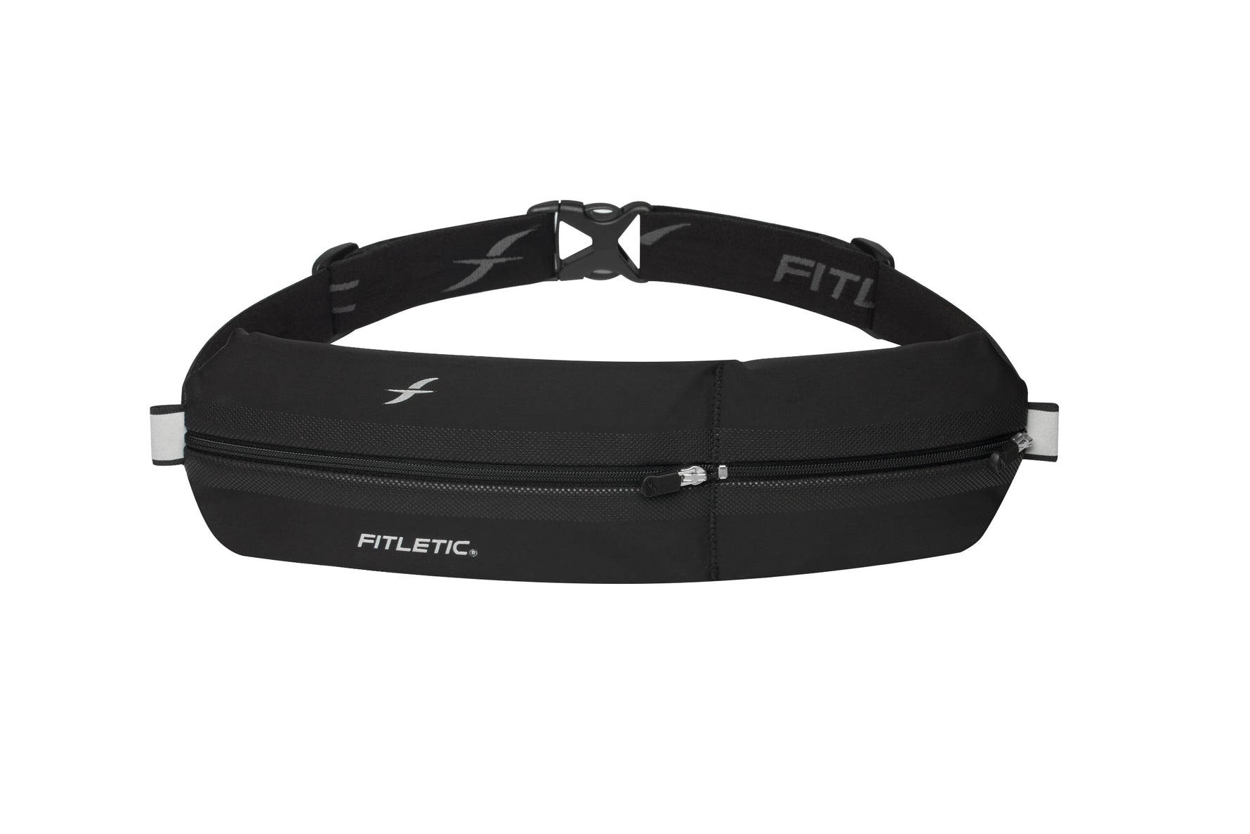 Fitletic Bolt Double Pocket Running Belt & Active Fanny Pack for Men & Women