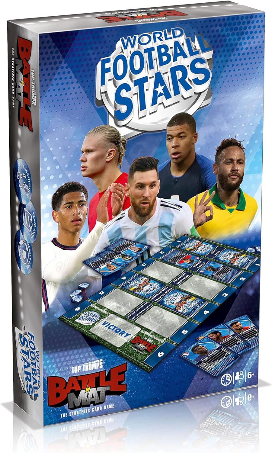 Top Trumps World Football Stars Battle Mat Card Game