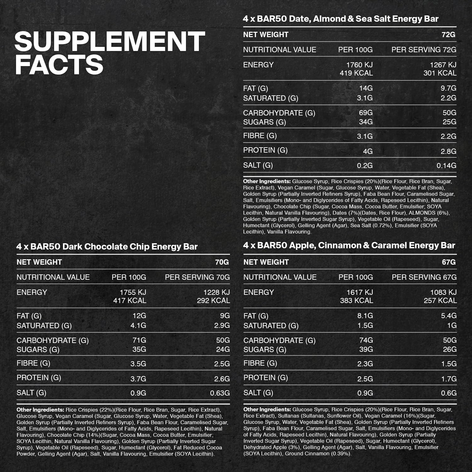 STYRKR Sample Taster Bundle - 3 x BAR 50 Rice Bars