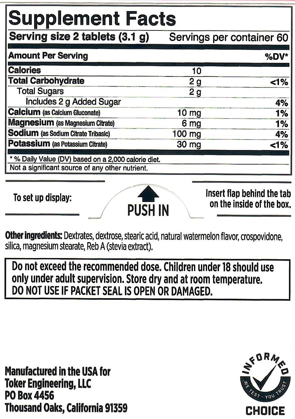 SaltStick Fastchews Electrolyte Replacement - 2 x Packets of 10 Tablets