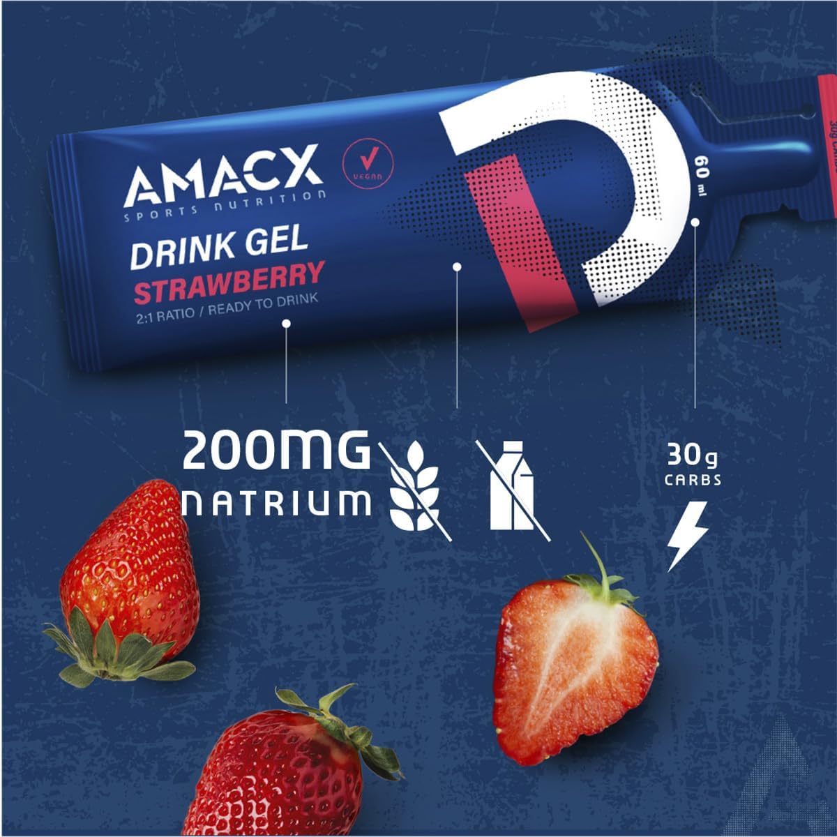 Amacx Energy Running Gels - 4 x 60ml