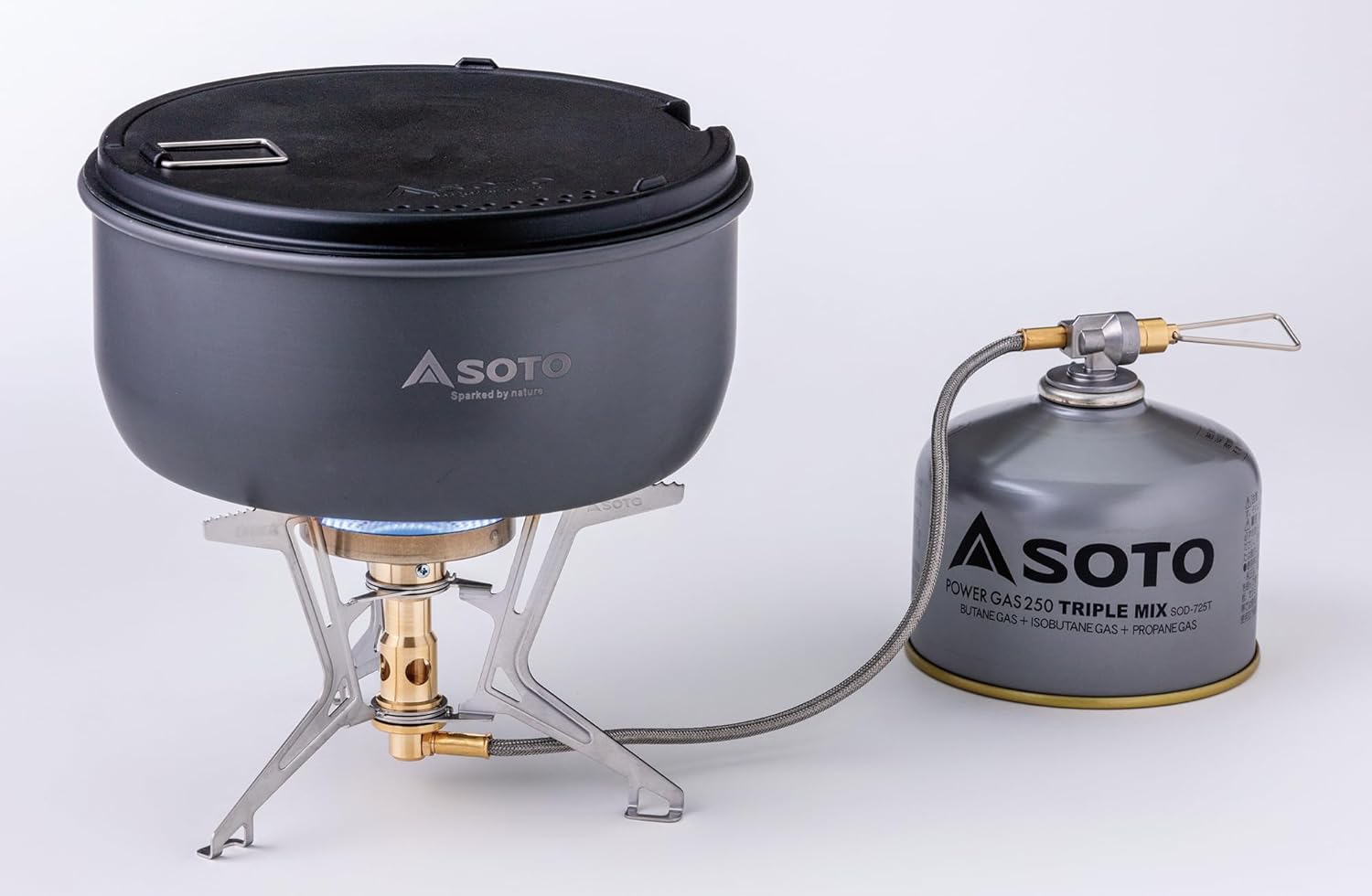 SOTO Fusion Trek with Micro Regulator ONE SIZE SILVER