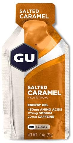 GU Energy Gels - Pack of 12 Salted Caramel Sachets