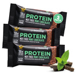 Getbuzzing Nut Free Oat Protein Flapjacks -  Pack of 3 x 55g
