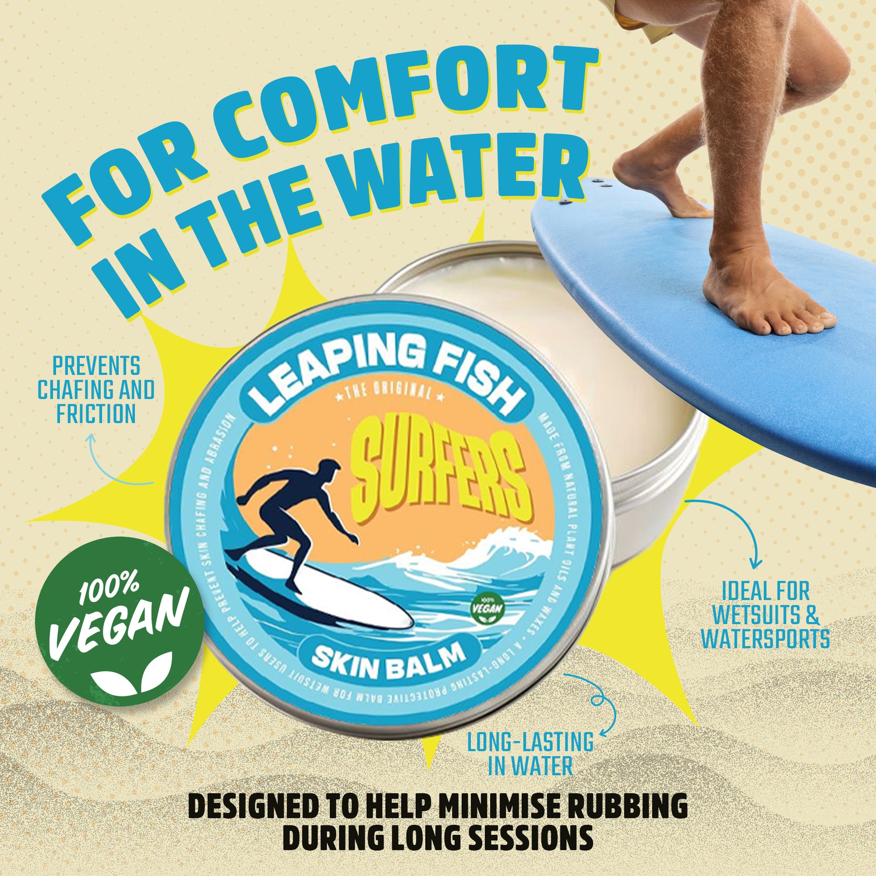 Leaping Fish Surfers Skin Balm