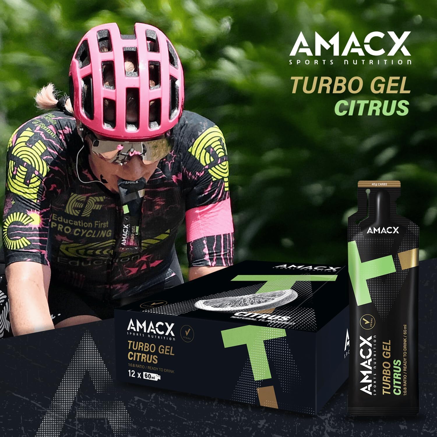 AMACX Turbo Energy Gels - 12 x 60ml