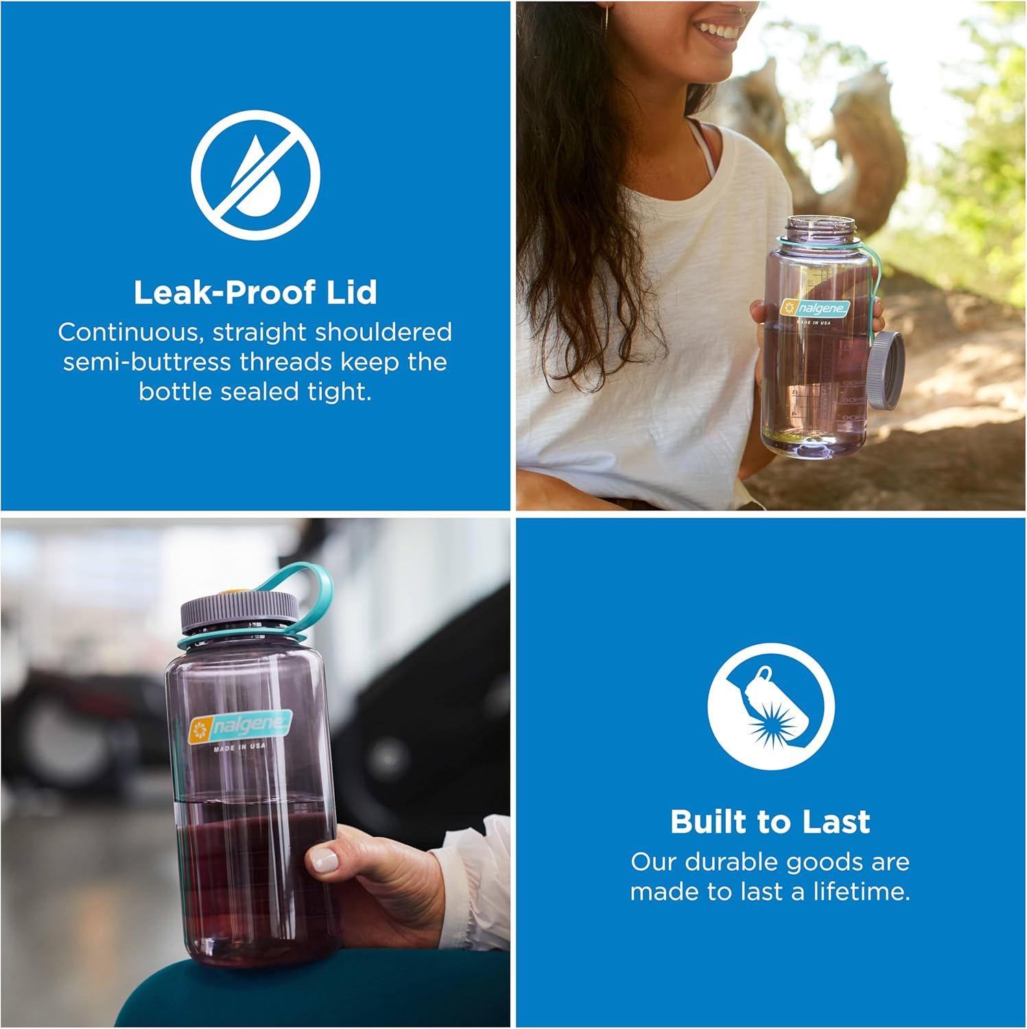 Nalgene WIDE Mouth Water Bottle - 1L / 32oz