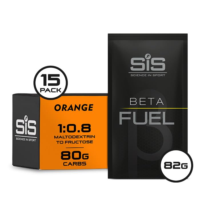 SIS Beta Fuel 80 Dual Source Energy Drink Powder - 80g Carbs Per Serving - Pack of 3 Sachets