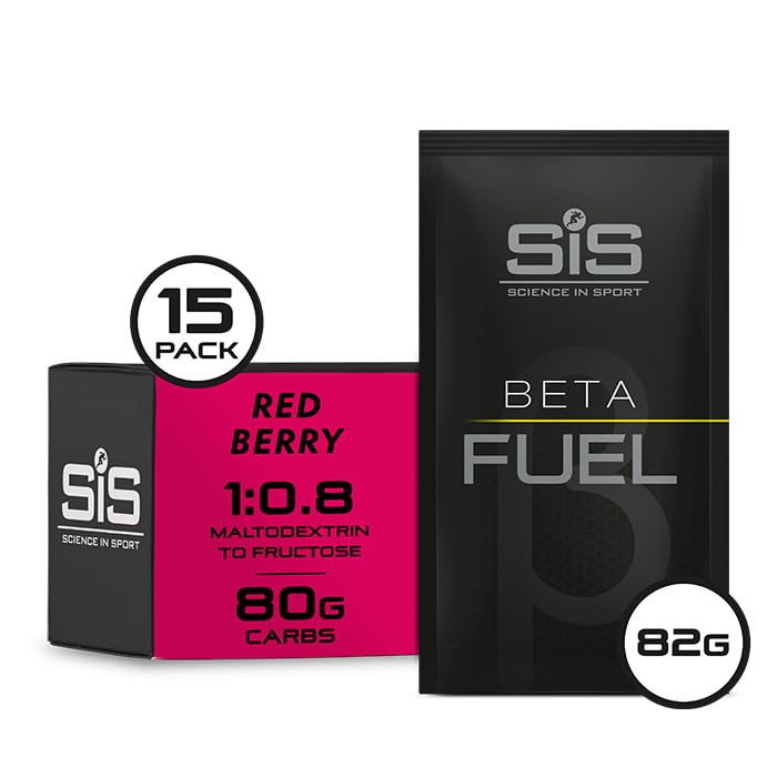 SIS Beta Fuel 80 Dual Source Energy Drink Powder - 80g Carbs Per Serving - Pack of 3 Sachets