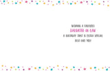 Modern Birthday Card Daughter in Law - 8 x 6 inches - Regal Publishing