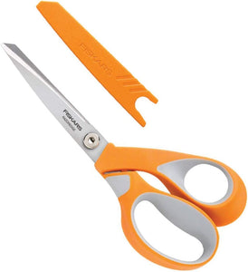 Fiskars Scissors, Metal, Orange/Grey, 1.7 x 9 x 23.4 cm