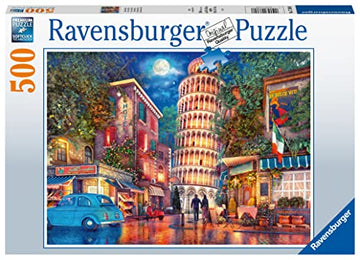 Ravensburger Evening in Pisa 500 Piece Jigsaw Puzzle for Adults and Kids Age 10 Years Up