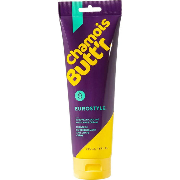 Chamois Butt'r Eurostyle Anti-Chafe Cream, 1 Tube 235ml/8oz