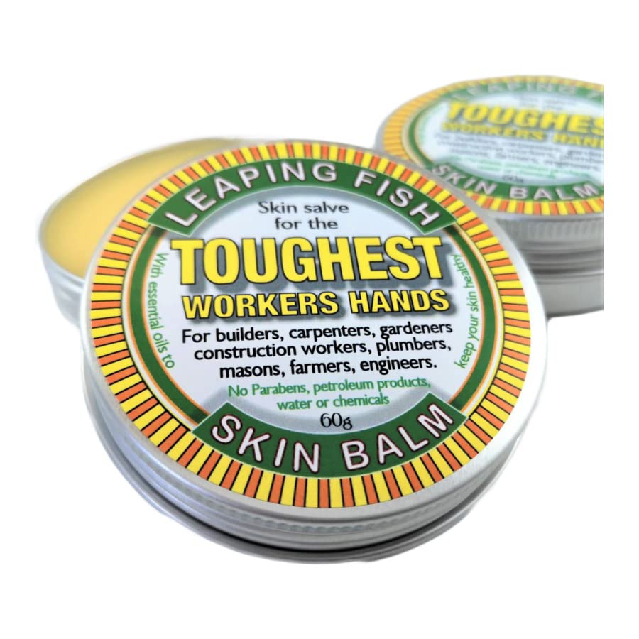Leaping Fish Toughest Works Hands Salve Skin Balm - 60g Tin