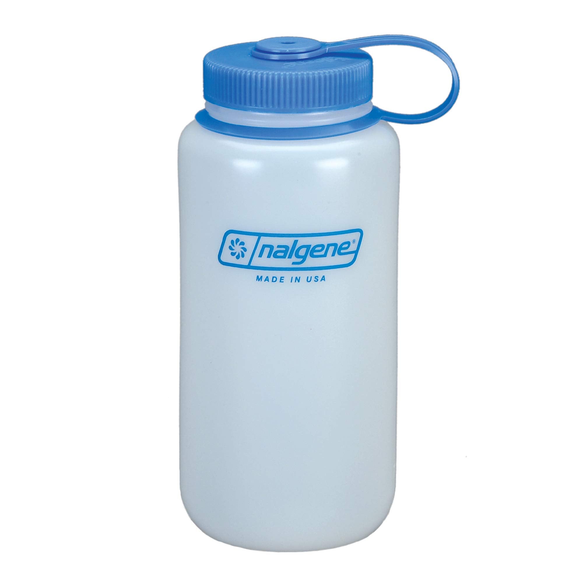Nalgene Unisex's HDPE WM Water Bottle, White, 32oz/1 Litre