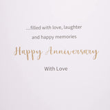 Classic Annivesary Card Daughter & Son in Law - 9 x 6 inches - Regal Publishing