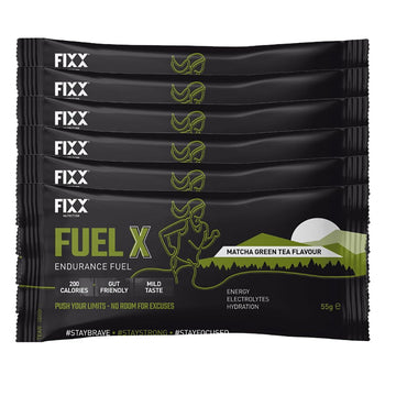 Fixx Nutrition Fuel X Endurance Fuel - Energy, Electrolytes, Hydration - 6 x 55g Sachets