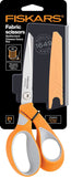 Fiskars Scissors, Metal, Orange/Grey, 1.5 x 8.9 x 20.6 cm
