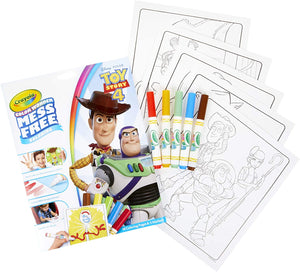 CRAYOLA Color Wonder - Disney Toy Story 4 Mess-Free Colouring Book (Includes 18 Colouring Pages & 5 Magic Color Wonder Markers)
